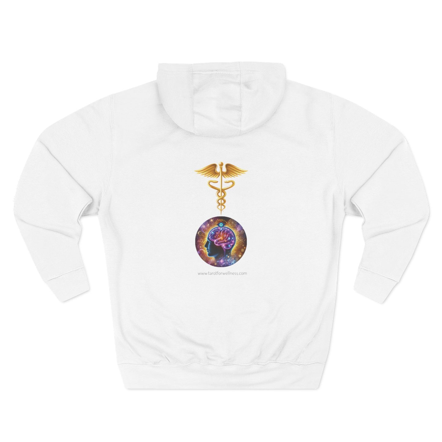 Three-Panel Fleece Hoodie