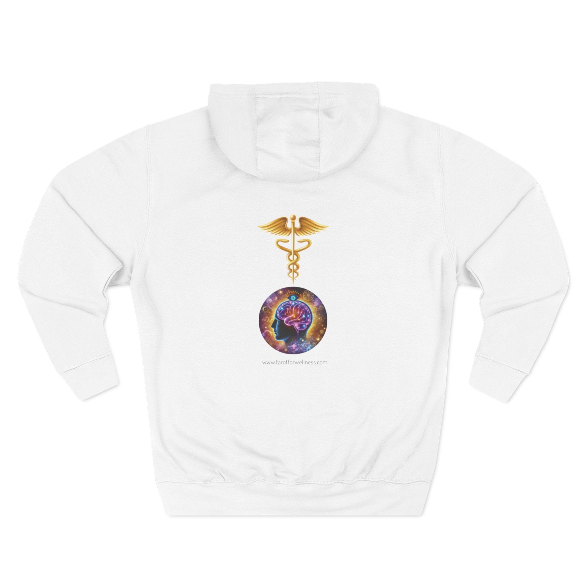Three-Panel Fleece Hoodie