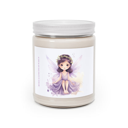 Laila in violet glow