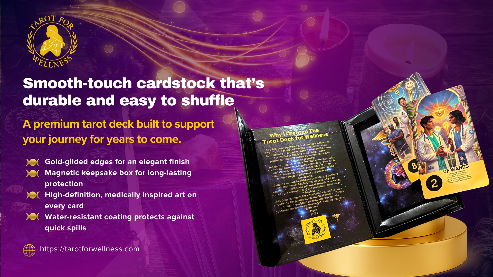 Tarot for Wellness — 93-Card Insight & Clarity Deck