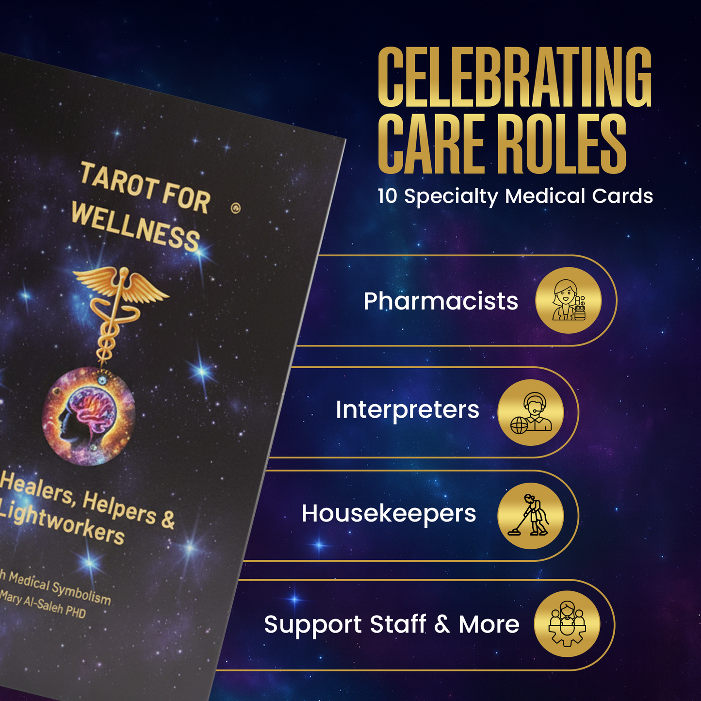Medical Tarot Cards with Built-in Interpretations for Healers, Clinicians, Intuitives, and Spiritual Guides