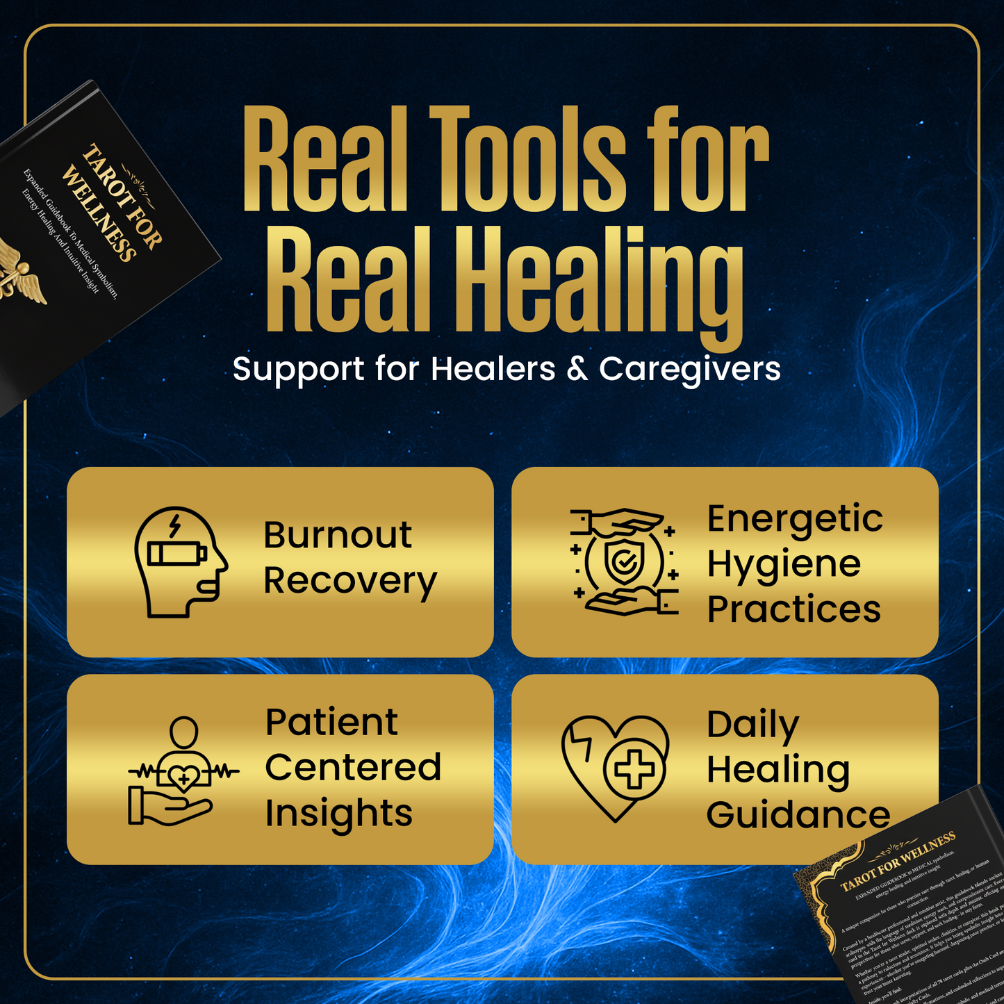 Medical Tarot Cards with Built-in Interpretations for Healers, Clinicians, Intuitives, and Spiritual Guides