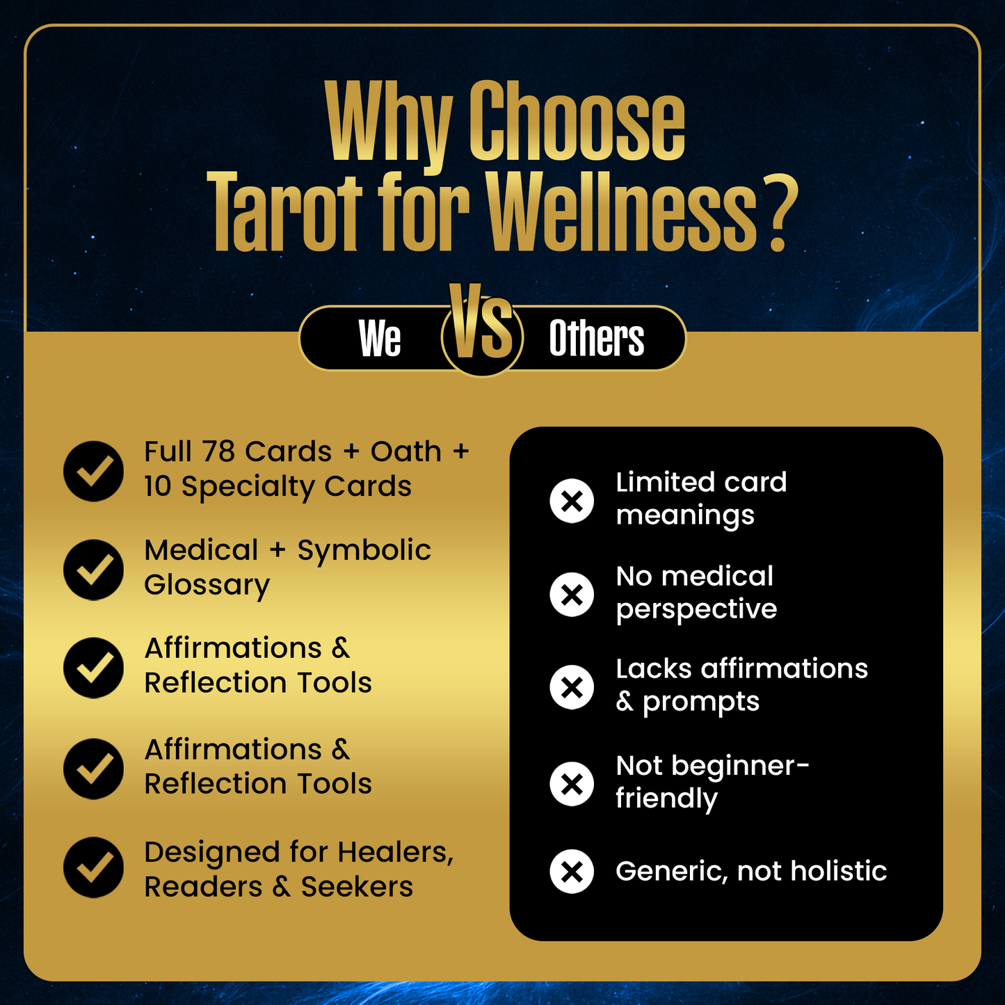 Medical Tarot Cards with Built-in Interpretations for Healers, Clinicians, Intuitives, and Spiritual Guides